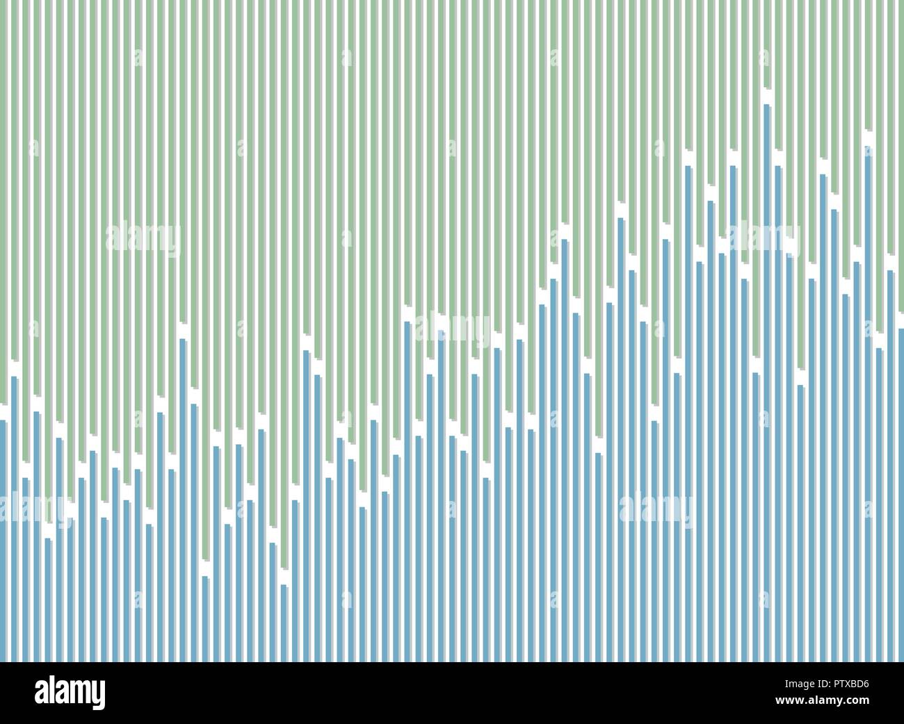 Résumé de la ligne stripe vert et bleu motif de fond, vector eps10 Illustration de Vecteur