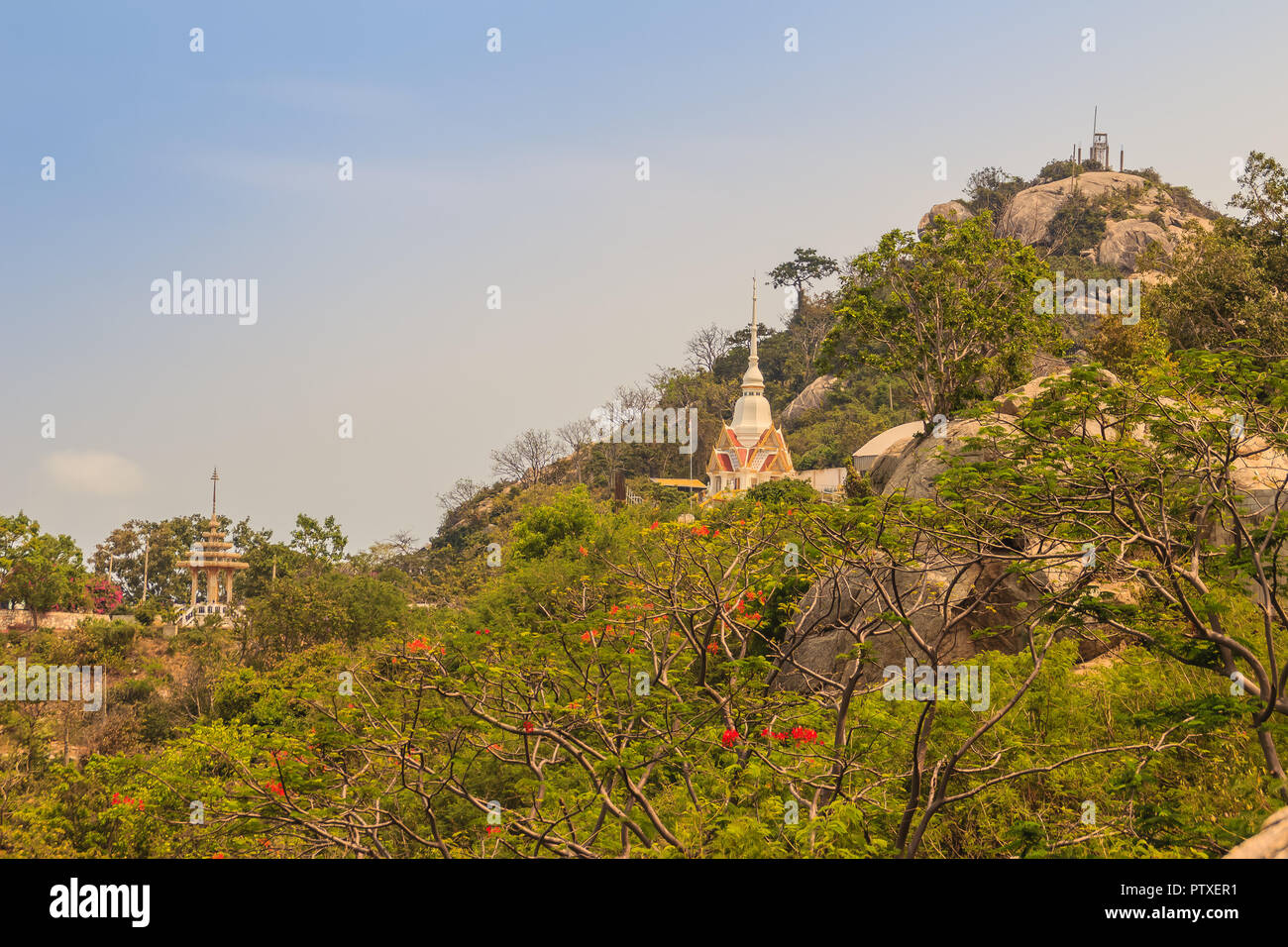 Khao Takiab Baguettes Temple De La Colline Ou La Montagne