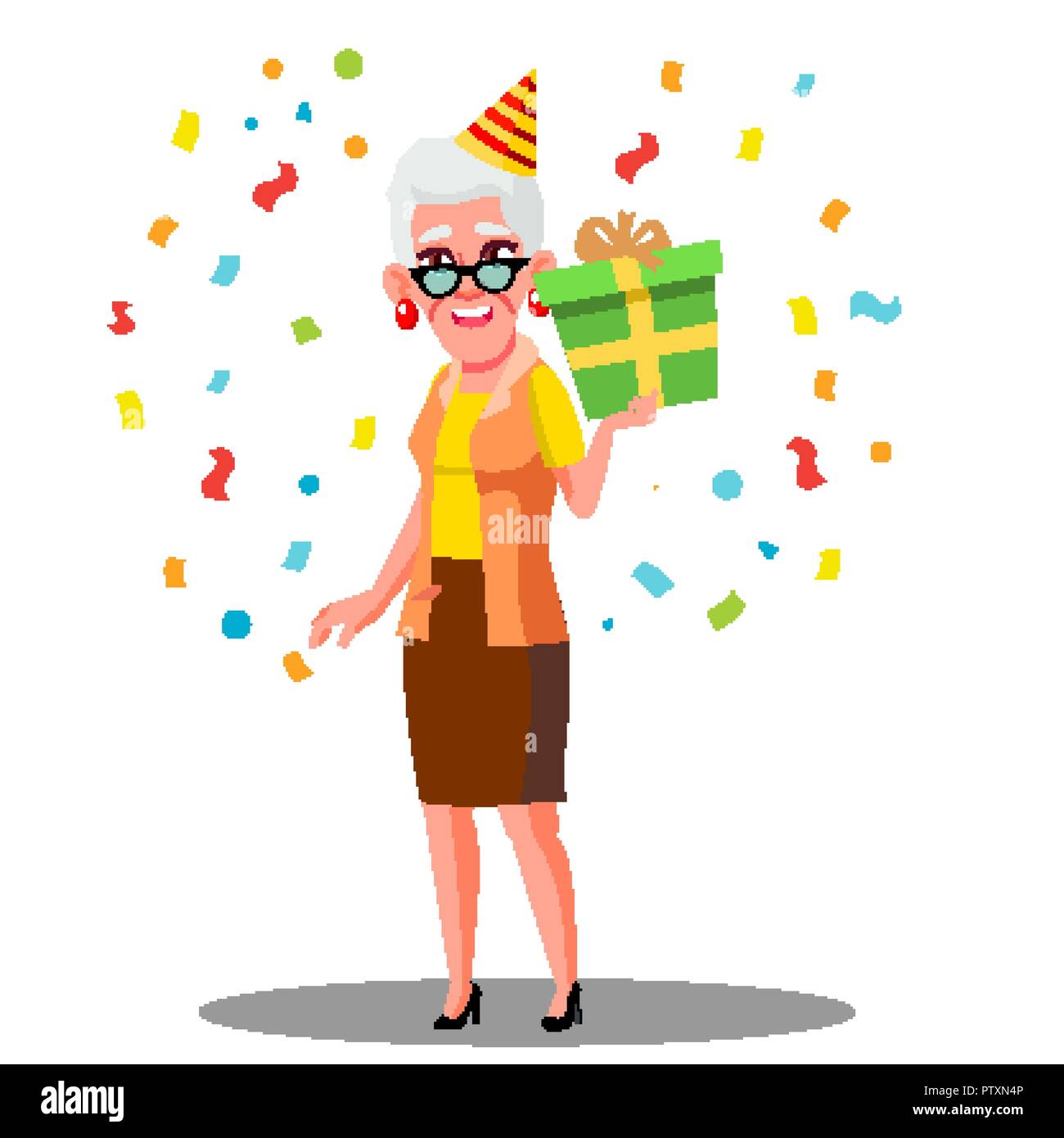 Scarica Gratis Images Vieille Femme Drole Celebrer Anniversaire En Partie De Capuchons actualisé salutations