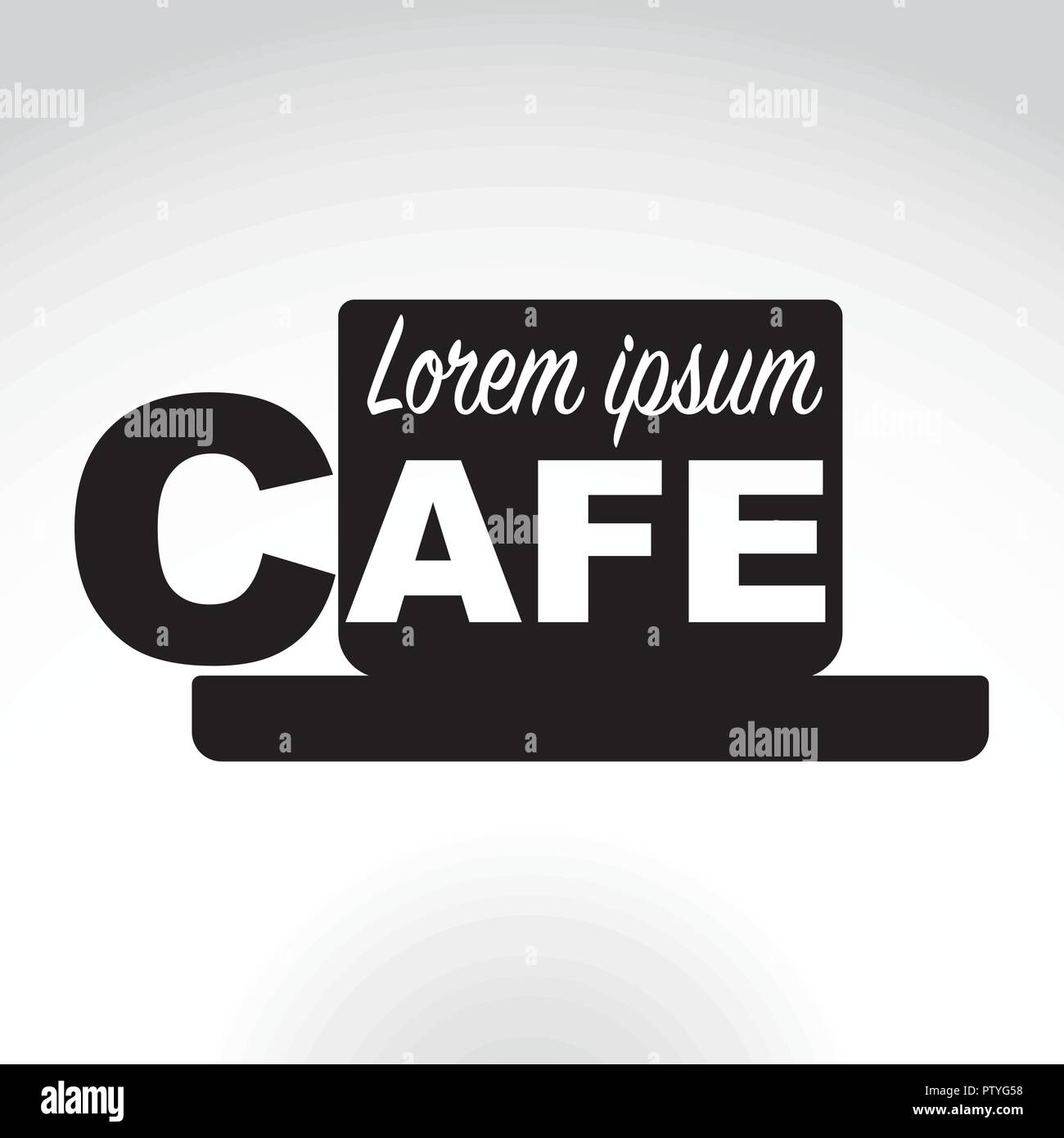 Logo Vector Café Illustration de Vecteur