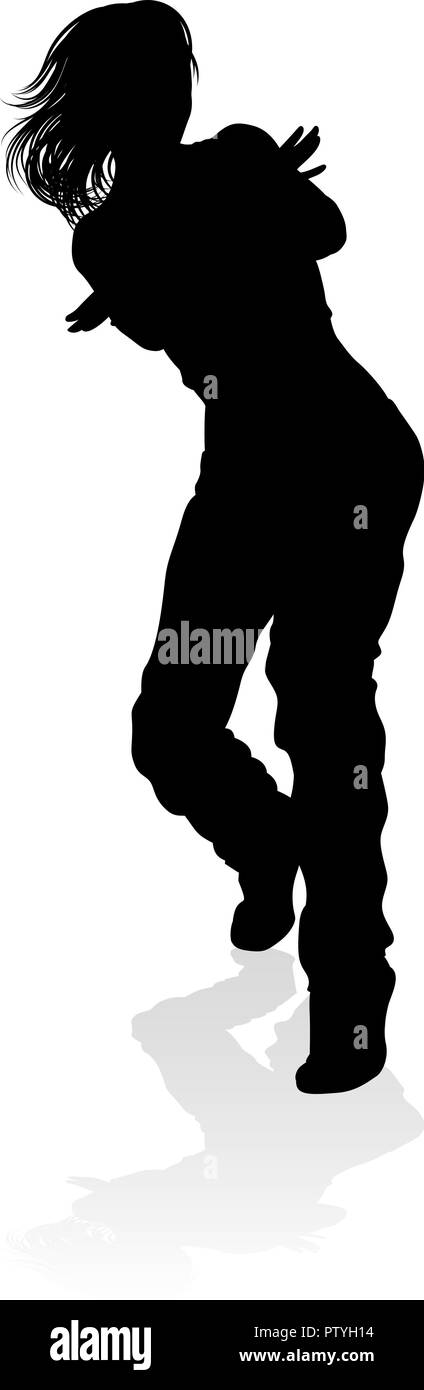 Street Dance Dancer Silhouette Illustration de Vecteur