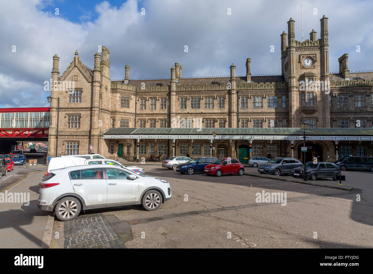 La gare de Shrewsbury, Shrewsbury, Shropshire, England, UK, FR, Banque D'Images
