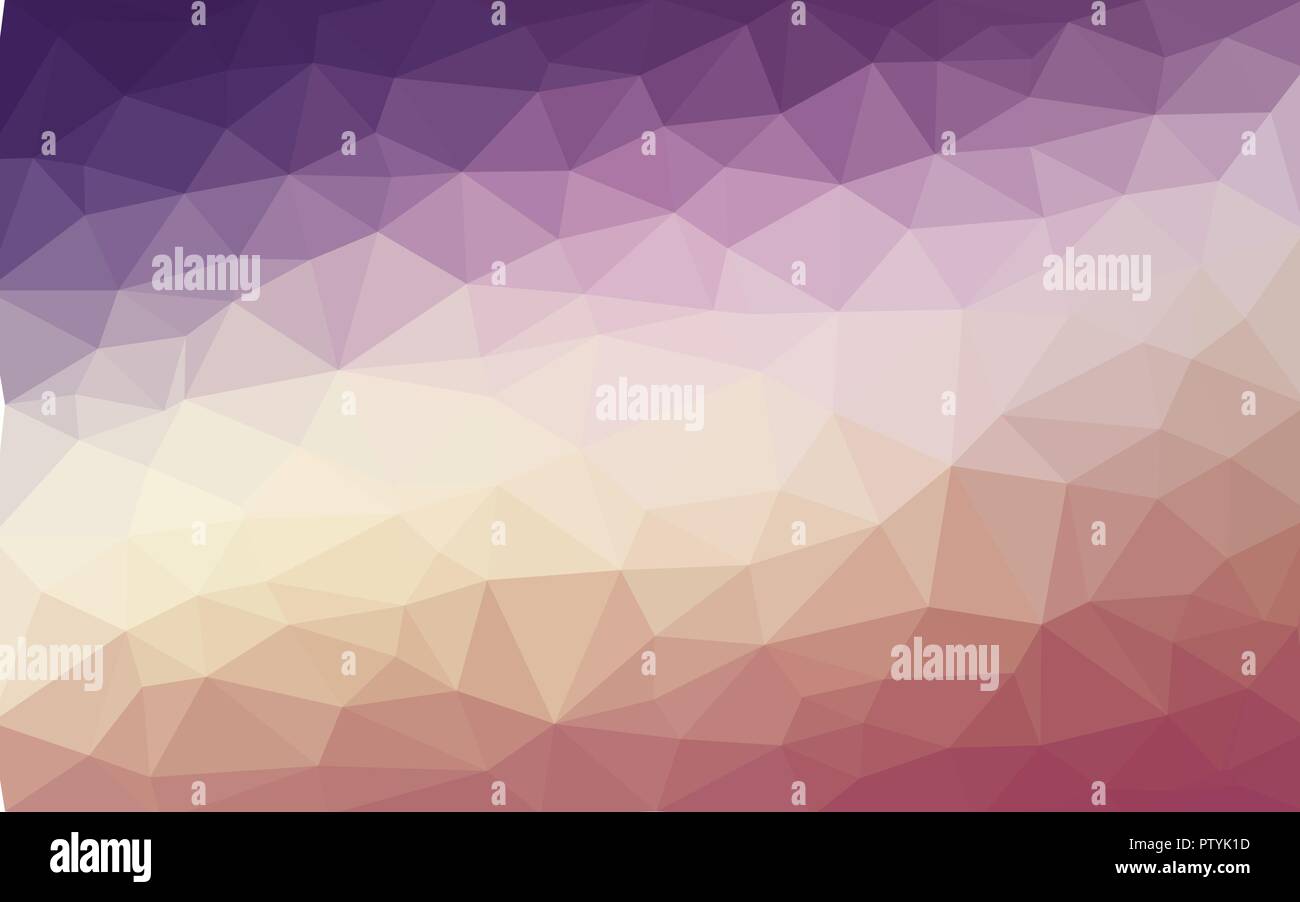 La lumière orange violet vector poly faible fond de cristal. Modèle de conception d'un polygone. Poly faible. Illustration de Vecteur