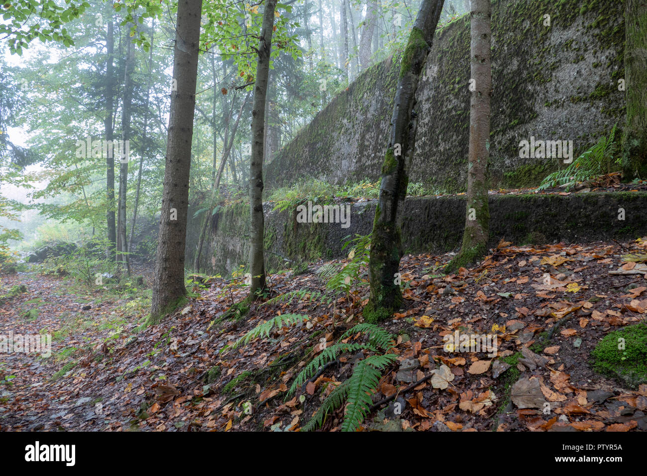 Le Berghof résidence a été l'accueil d'Adolf Hitler dans l'Obersalzberg des Alpes bavaroises près de Berchtesgaden, en Bavière, Allemagne. Banque D'Images