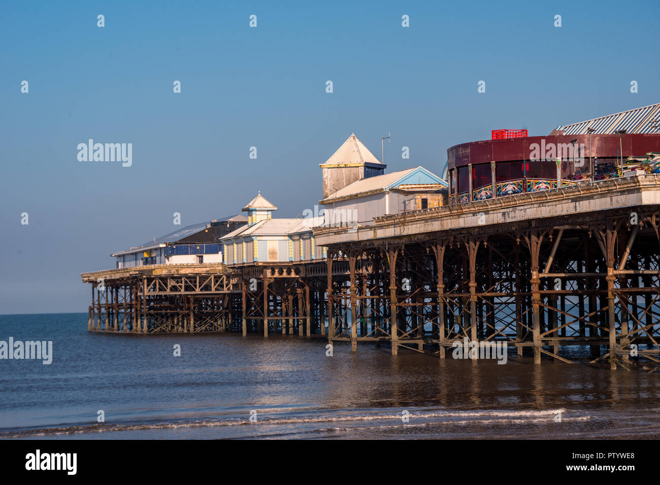 Central Pier, Blackpool, Lancashire, Royaume-Uni Banque D'Images