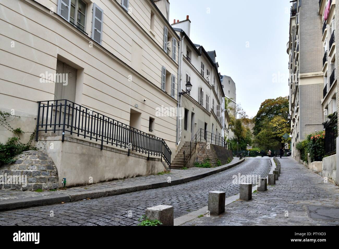 Sreets à Montmartre Banque D'Images