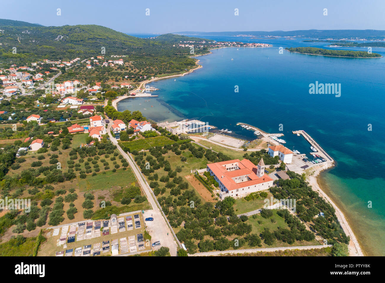 Kraj, île de Pašman, Croatie Banque D'Images
