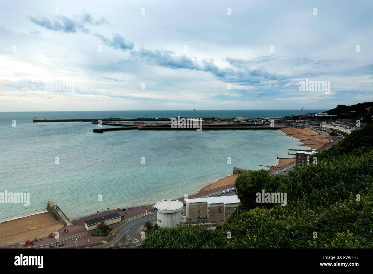 Port de Douvres en 16. Septembre 2018. Dover ( Royaume-Uni ) Banque D'Images