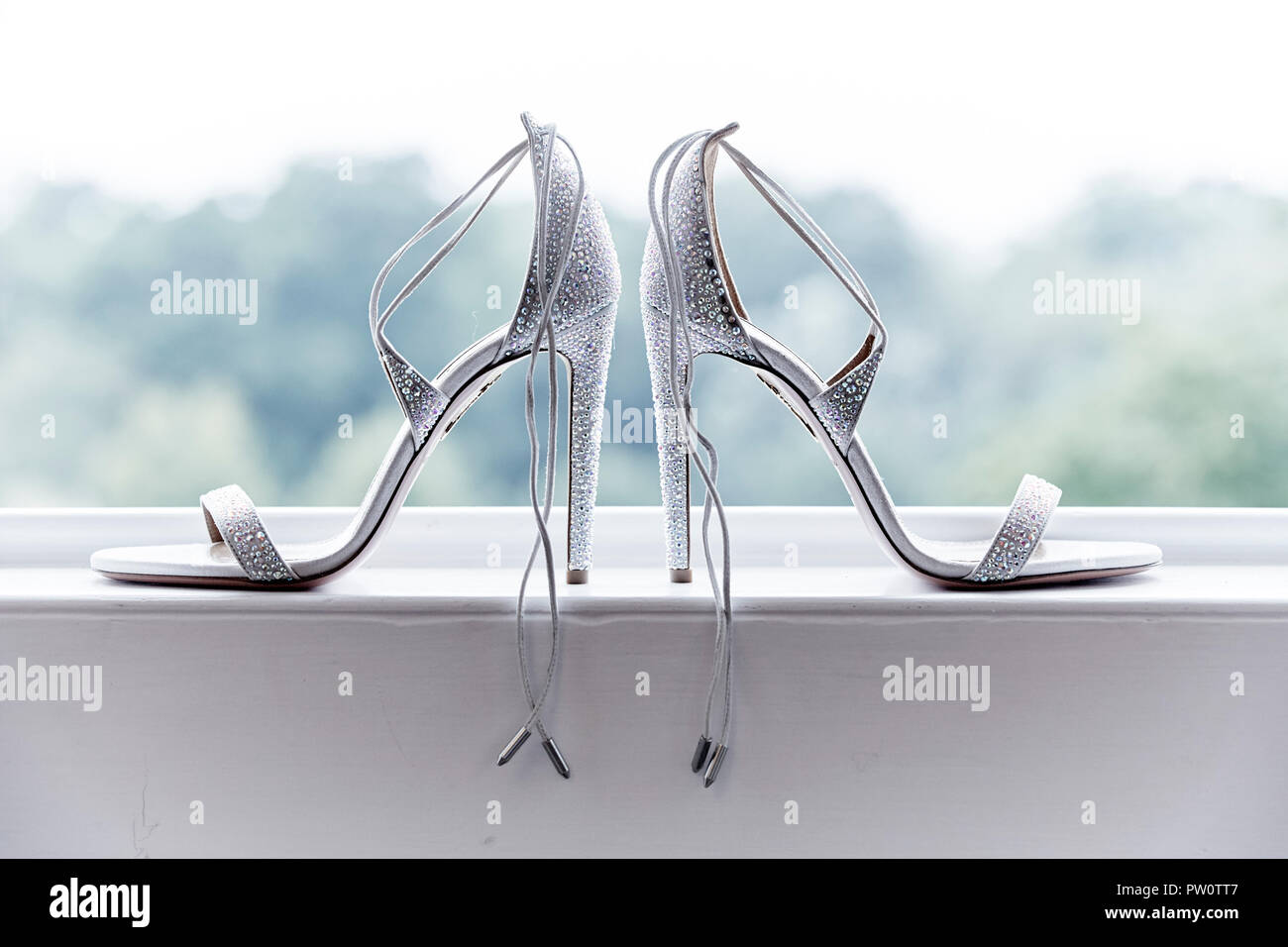chaussures de mariage Banque D'Images