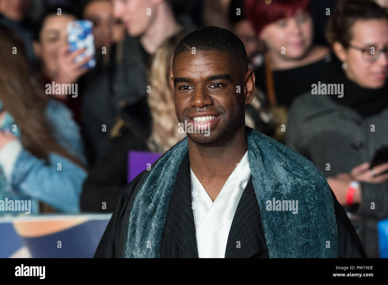 Londres, Royaume-Uni. 11 octobre 2018. Johnny Palmer assiste à la première de film britannique 'Colette' au Cineworld, Leicester Square durant la 62e Festival du Film de Londres BFI Mécènes Gala. Credit : Wiktor Szymanowicz/Alamy Live News Banque D'Images