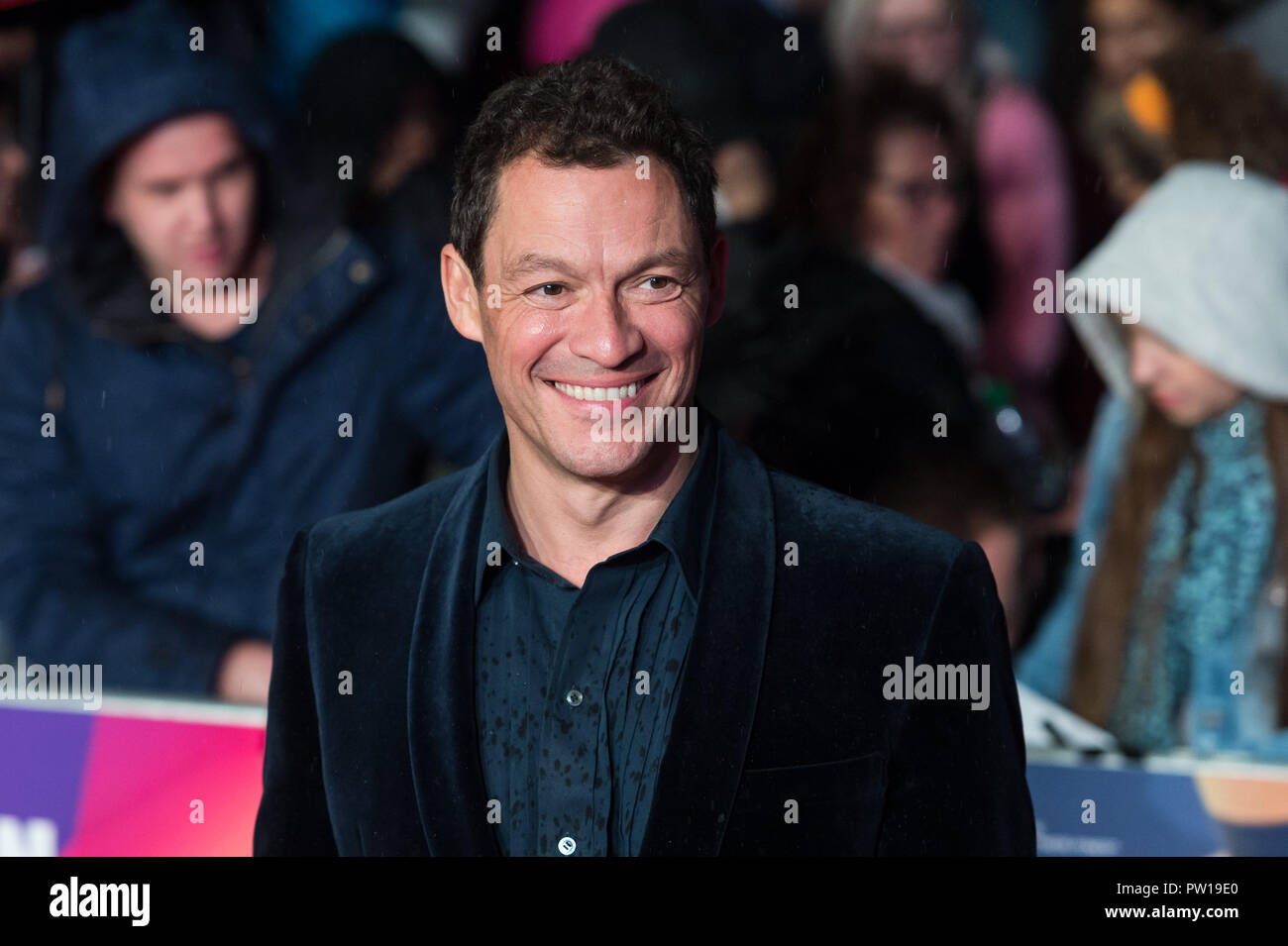Londres, Royaume-Uni. 11 octobre 2018. Dominic West assiste à la première du film britannique 'Colette' au Cineworld, Leicester Square durant la 62e Festival du Film de Londres BFI Mécènes Gala. Credit : Wiktor Szymanowicz/Alamy Live News Banque D'Images