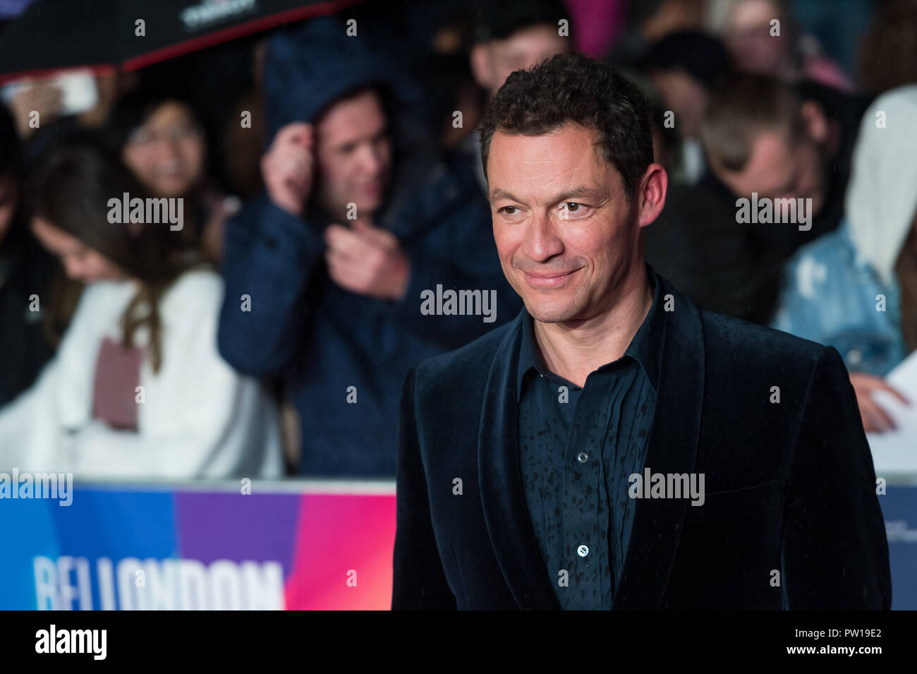 Londres, Royaume-Uni. 11 octobre 2018. Dominic West assiste à la première du film britannique 'Colette' au Cineworld, Leicester Square durant la 62e Festival du Film de Londres BFI Mécènes Gala. Credit : Wiktor Szymanowicz/Alamy Live News Banque D'Images
