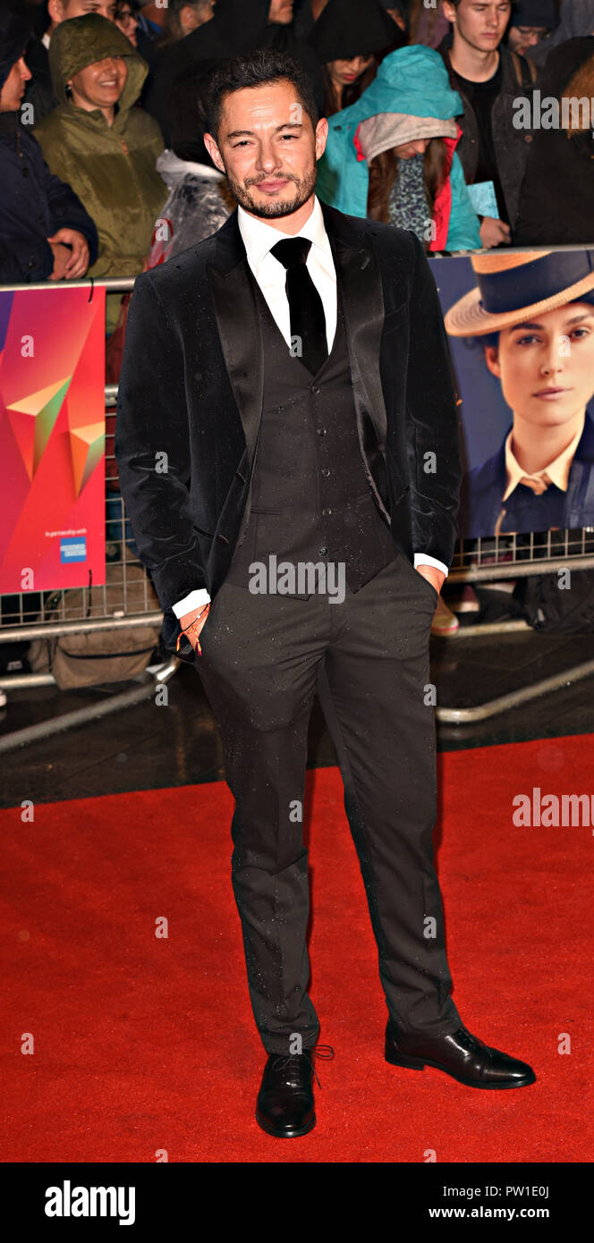 Londres, Royaume-Uni. 11Th Oct 2018. Jake Graf à la 62e BFI London Film Festival : Colette - mécènes - gala au Cineworld Leicester Square, Londres jeudi 11 octobre 2018 Photo de Keith Mayhew Crédit : KEITH MAYHEW/Alamy Live News Banque D'Images