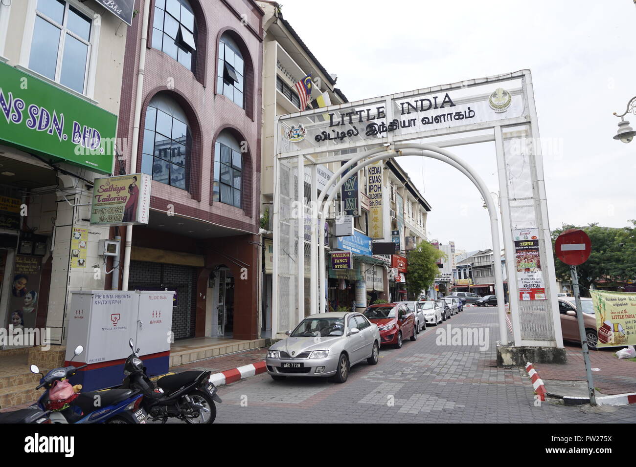 Little India, Ipoh, Malaisie Banque D'Images