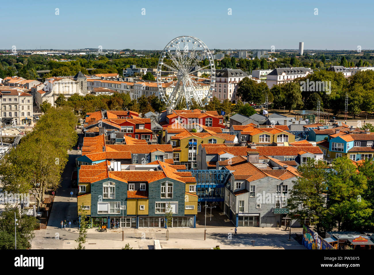 Le Gabut, district près de port de La Rochelle , Charente Maritime, Nouvelle-Aquitaine, France Banque D'Images