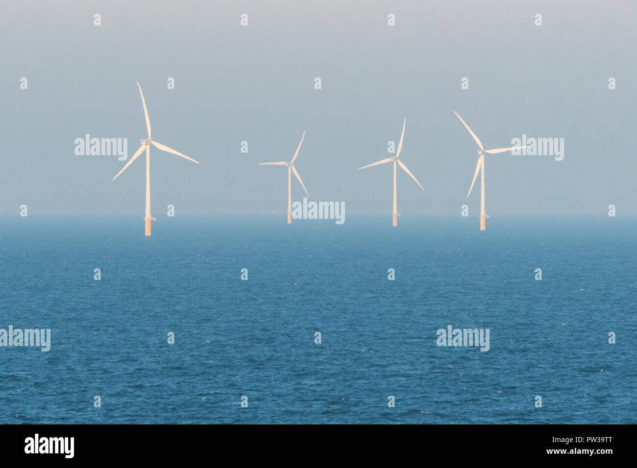 Offshore wind turbines Banque D'Images