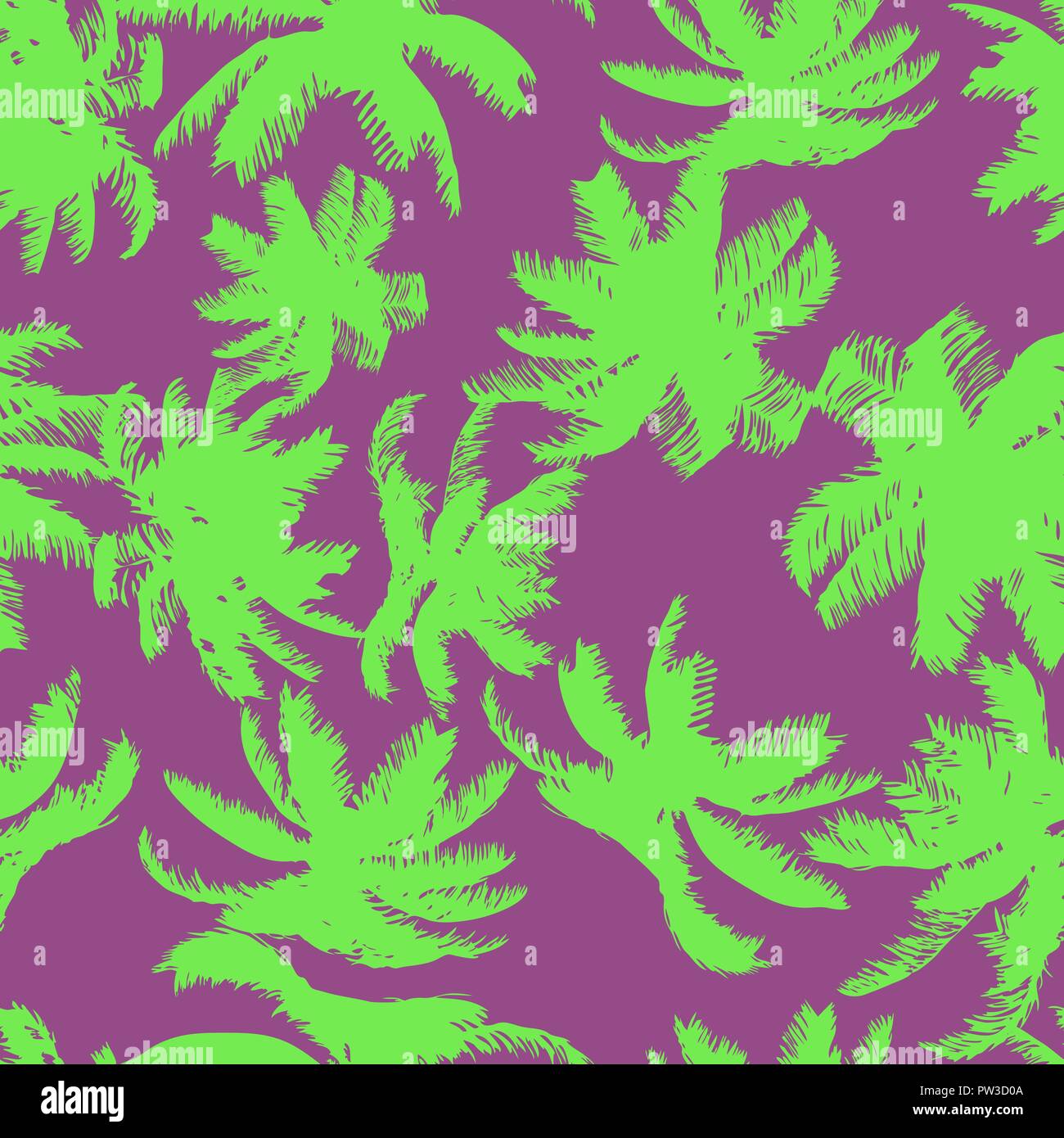 Palmier coloré modèle homogène. Vector Illustration de Vecteur