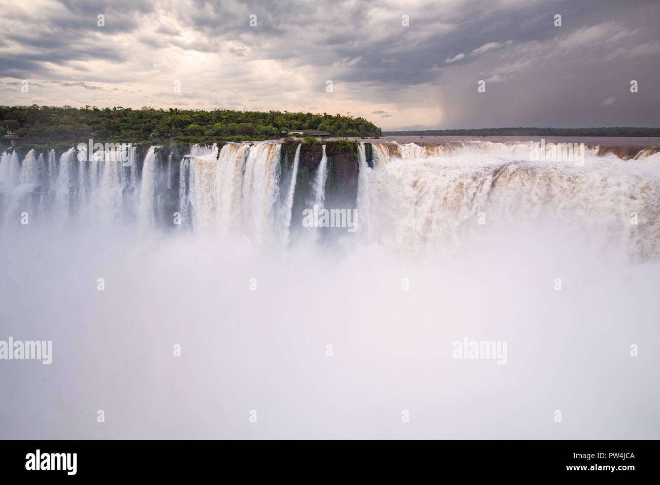 Chutes d'Iguaçu / vues de la gorge Devils Banque D'Images