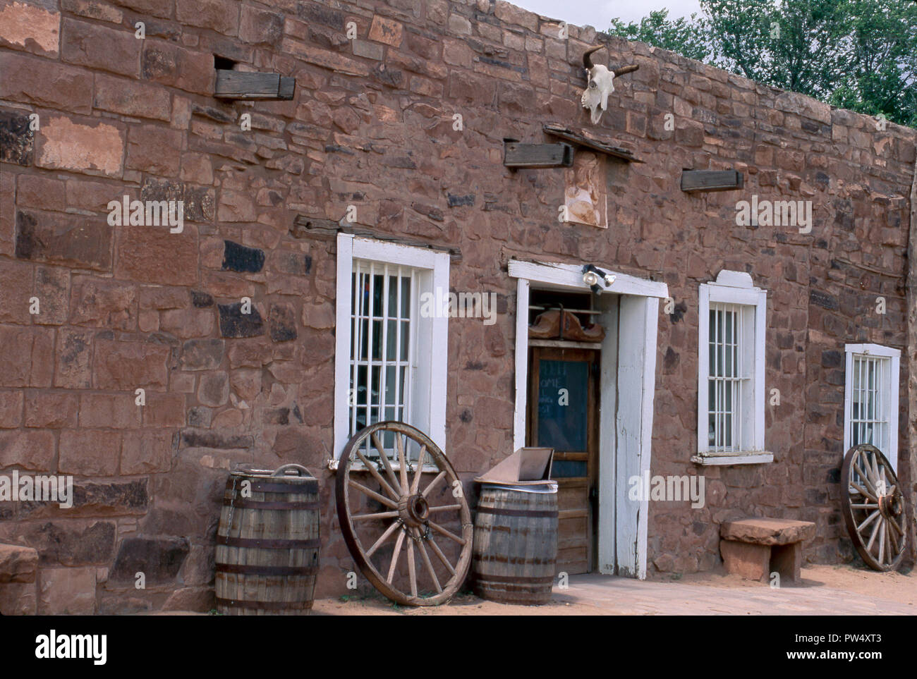 Hubbell Trading Post Lieu Historique National, Réserve de la Nation Navajo, Arizona. Photographie Banque D'Images