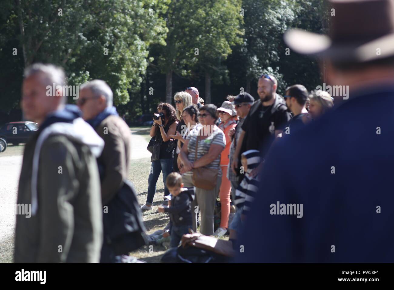 Le groupe serpentine au Château de Neuville à Gambais (78) - France. Banque D'Images