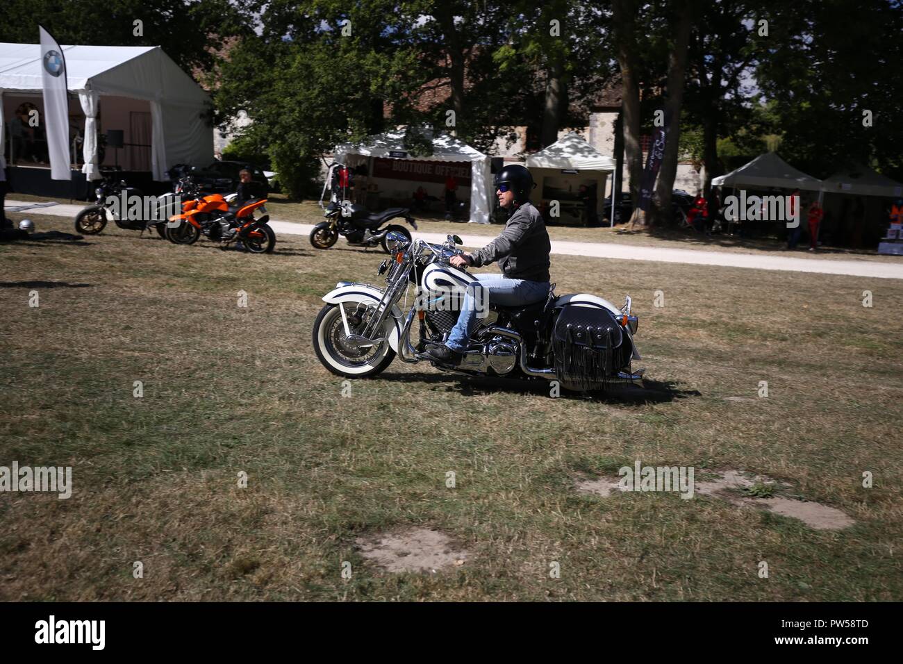 Château de Neuville à Gambais (78) - France. Banque D'Images