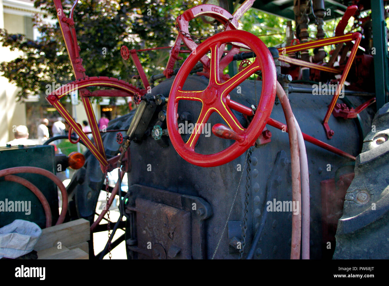 Tracteurs à vapeur à Niagara-on-the-Lake Banque D'Images