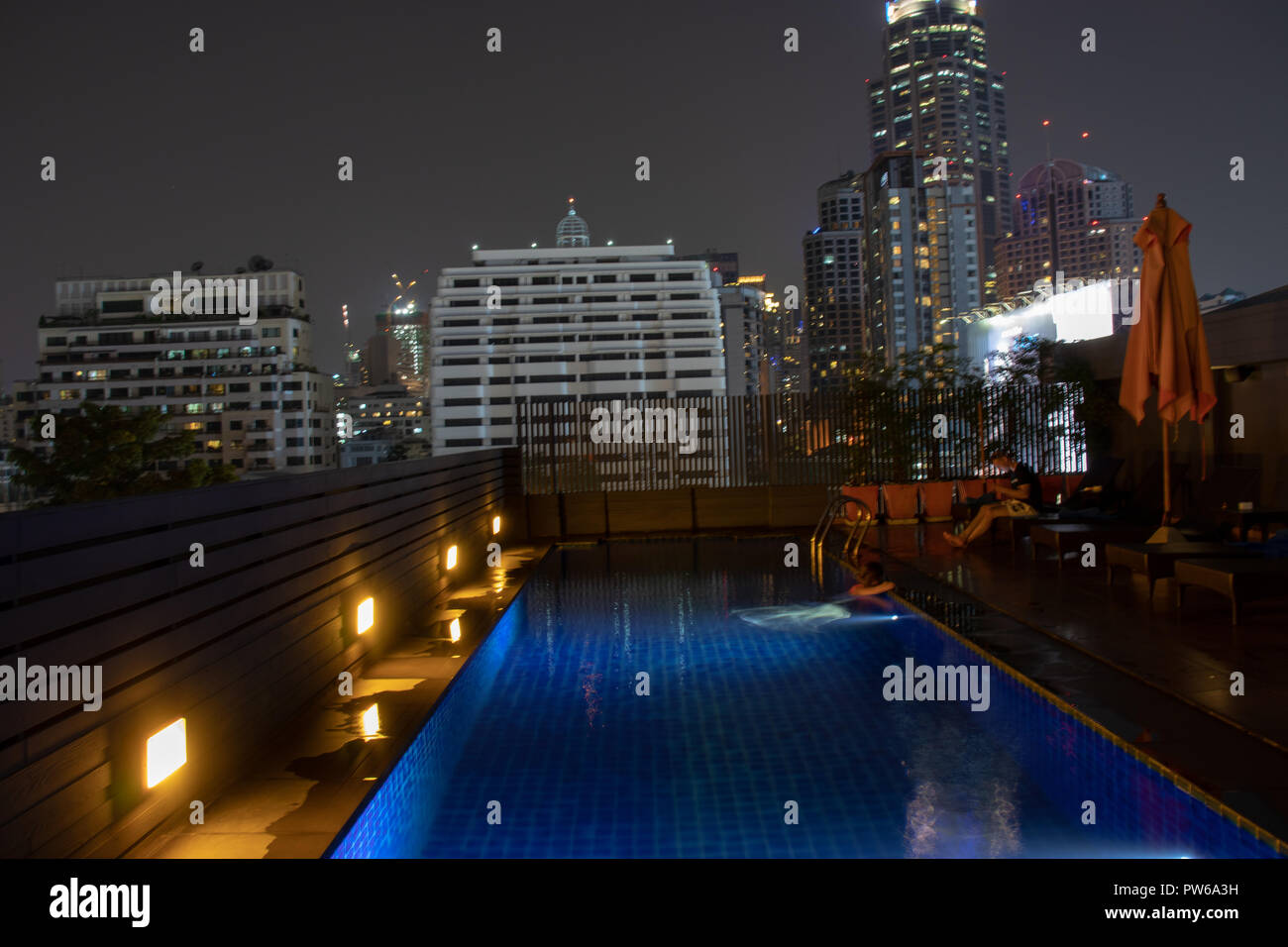 Vue sur le toit à bangkok Banque D'Images