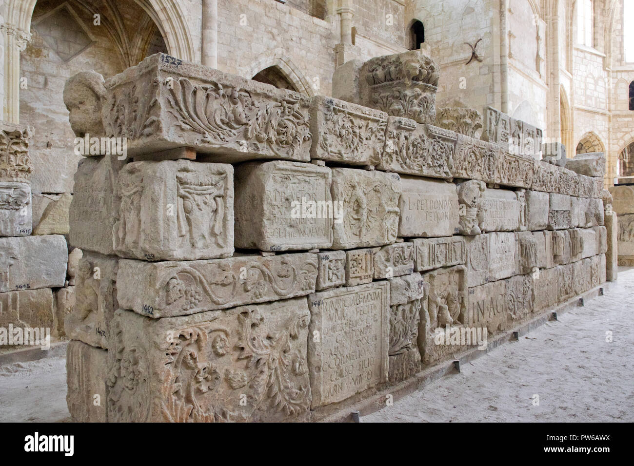 Musée Lapidaire de Narbonne Banque D'Images