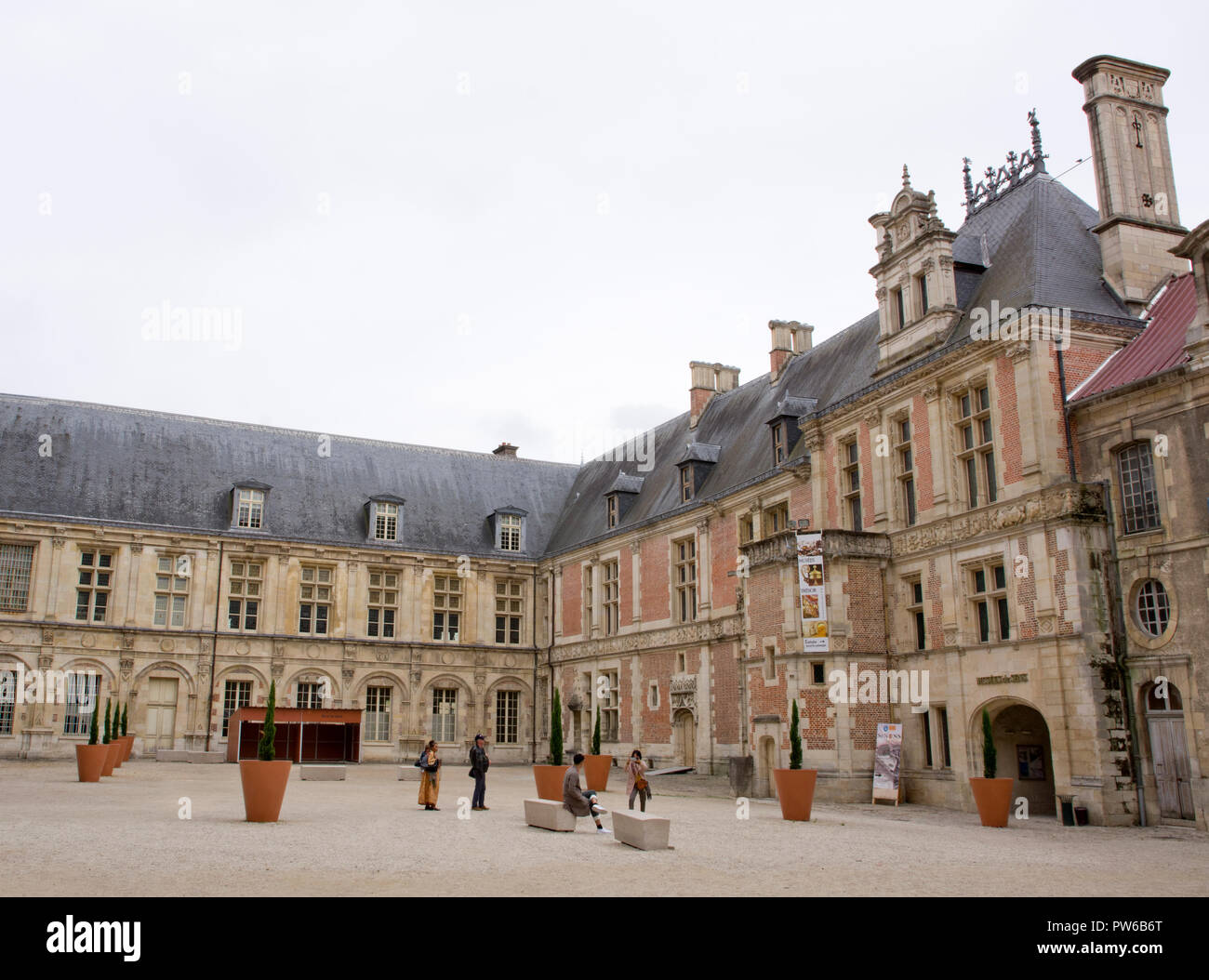 Palais des Archevêques Sens Banque D'Images