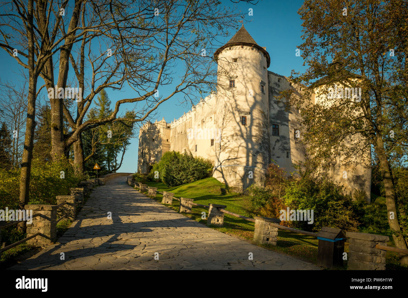 Château de Dunajec Niedzica, Pologne Banque D'Images