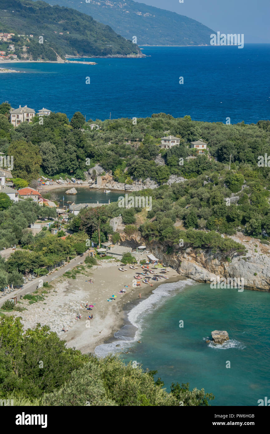 Pont de Damouchari, site de tournage pour 'Mamma Mia', Pelion, Grèce Banque D'Images