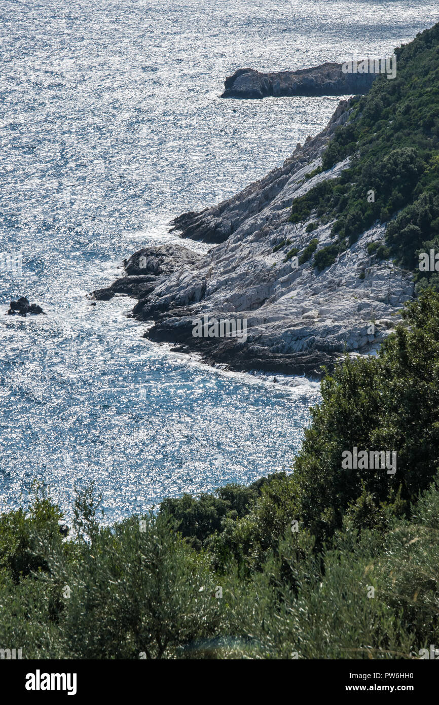 Pont de Damouchari, site de tournage pour 'Mamma Mia', Pelion, Grèce Banque D'Images