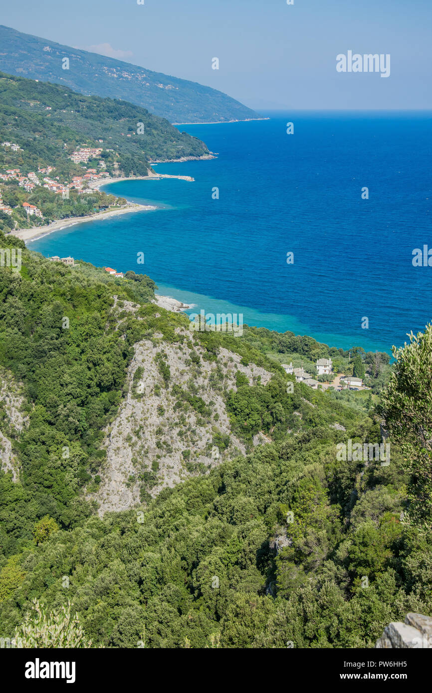 Pont de Damouchari, site de tournage pour 'Mamma Mia', Pelion, Grèce Banque D'Images