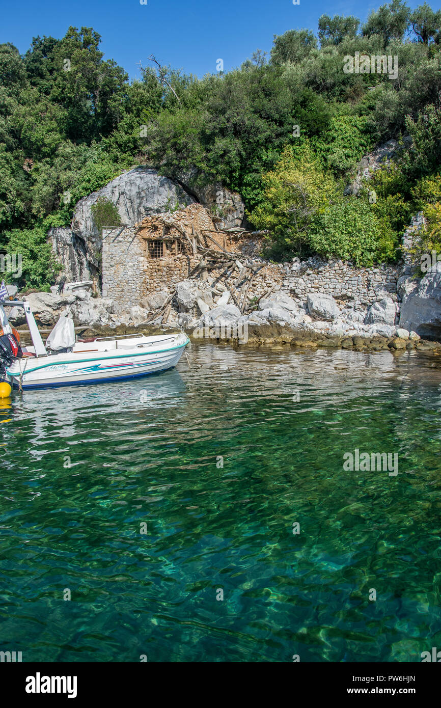 Pont de Damouchari, site de tournage pour 'Mamma Mia', Pelion, Grèce Photo  Stock - Alamy