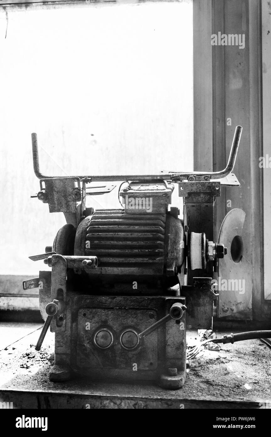 Le moteur électrique est d'abord développée dans les années 1830, 30 ans après la première batterie. Il est intéressant de noter que le moteur a été mis au point avant la première dynamo o Banque D'Images