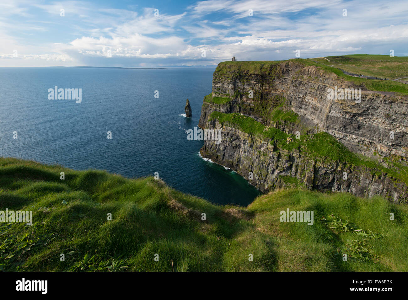 Les falaises de Moher, falaises, Clare, Irlande Banque D'Images