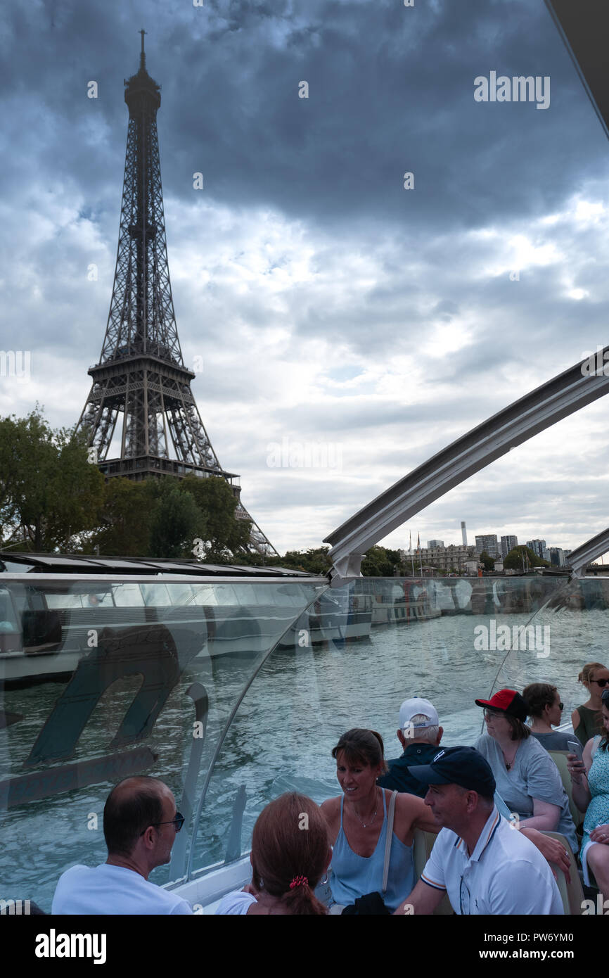 La Tour Eiffel, Paris, France Banque D'Images