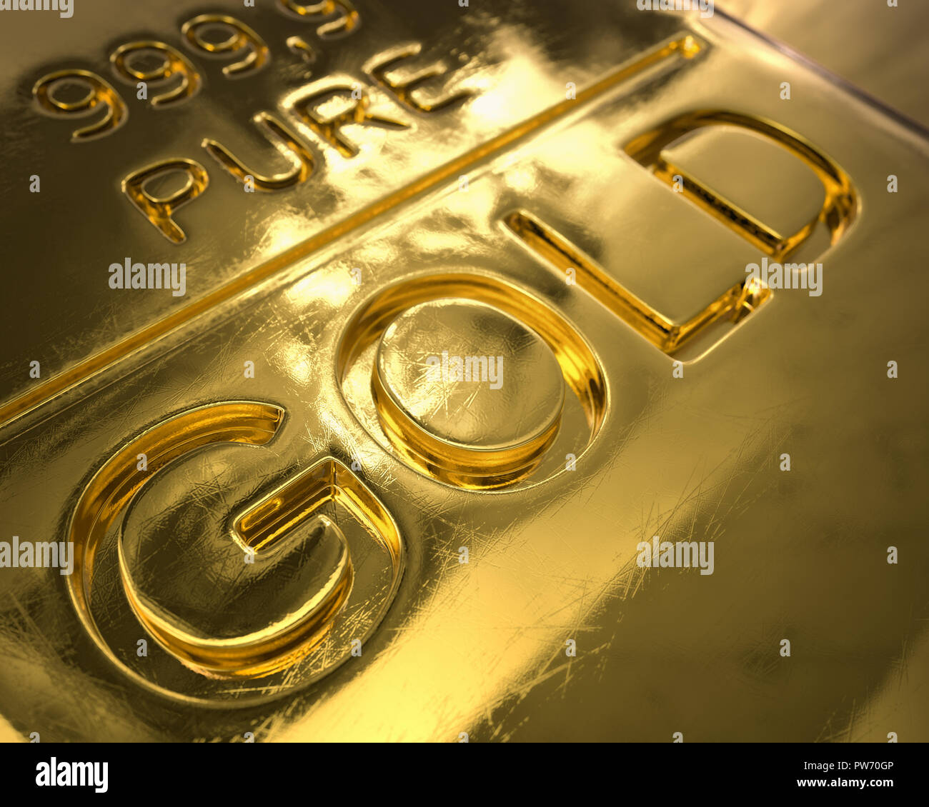 Barres d'or 1000 grammes.Concept de la réussite dans les affaires et les finances. Banque D'Images