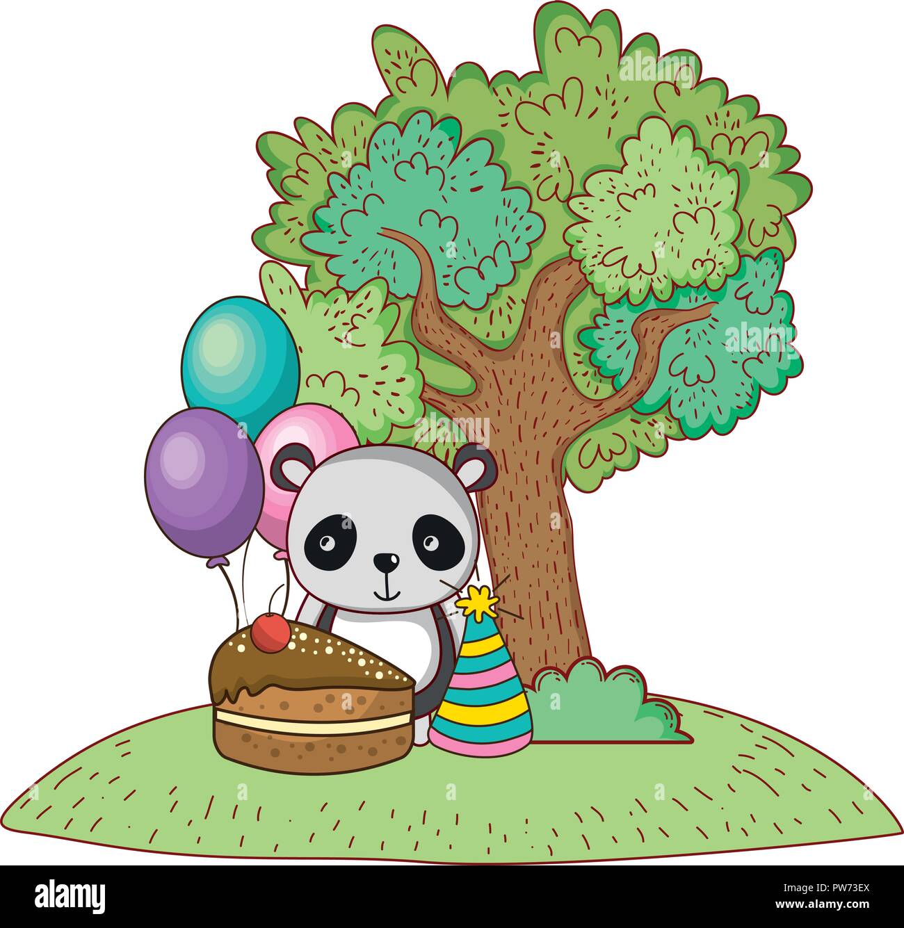 Joyeux Anniversaire Animal Mignon Image Vectorielle Stock Alamy Joyeux Anniversaire Animal Mignon Image Vectorielle Stock Alamy