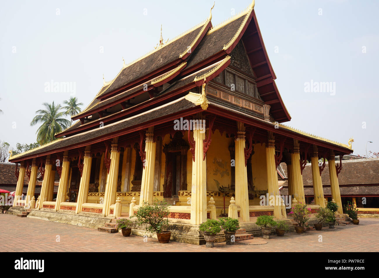 Vat Si Saket, Wat Si Saket, Wat Satasahatsaham, Vientiane, Laos, Asie Banque D'Images