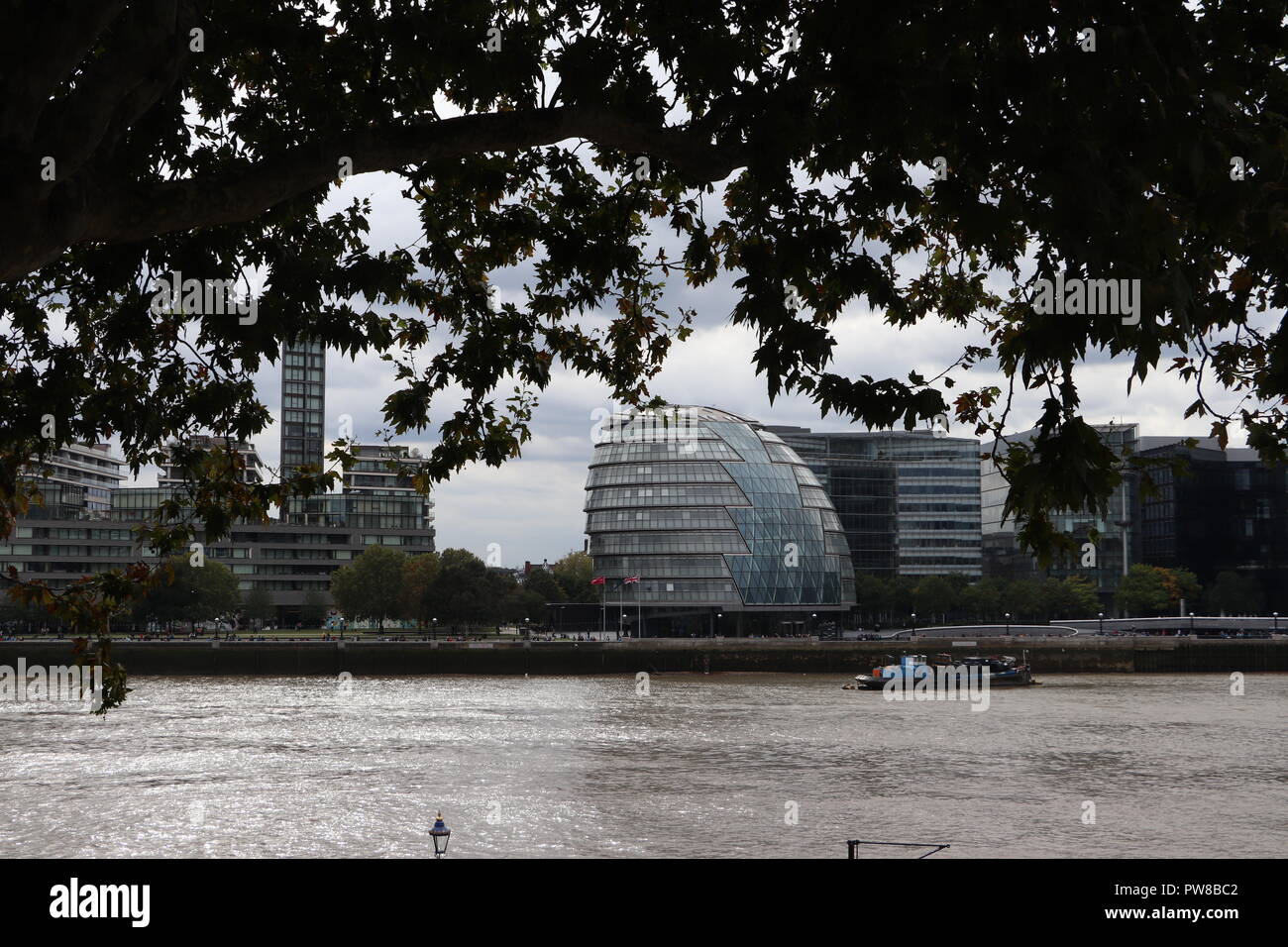 L'Hôtel de ville vue depuis la Tour de Londres Banque D'Images