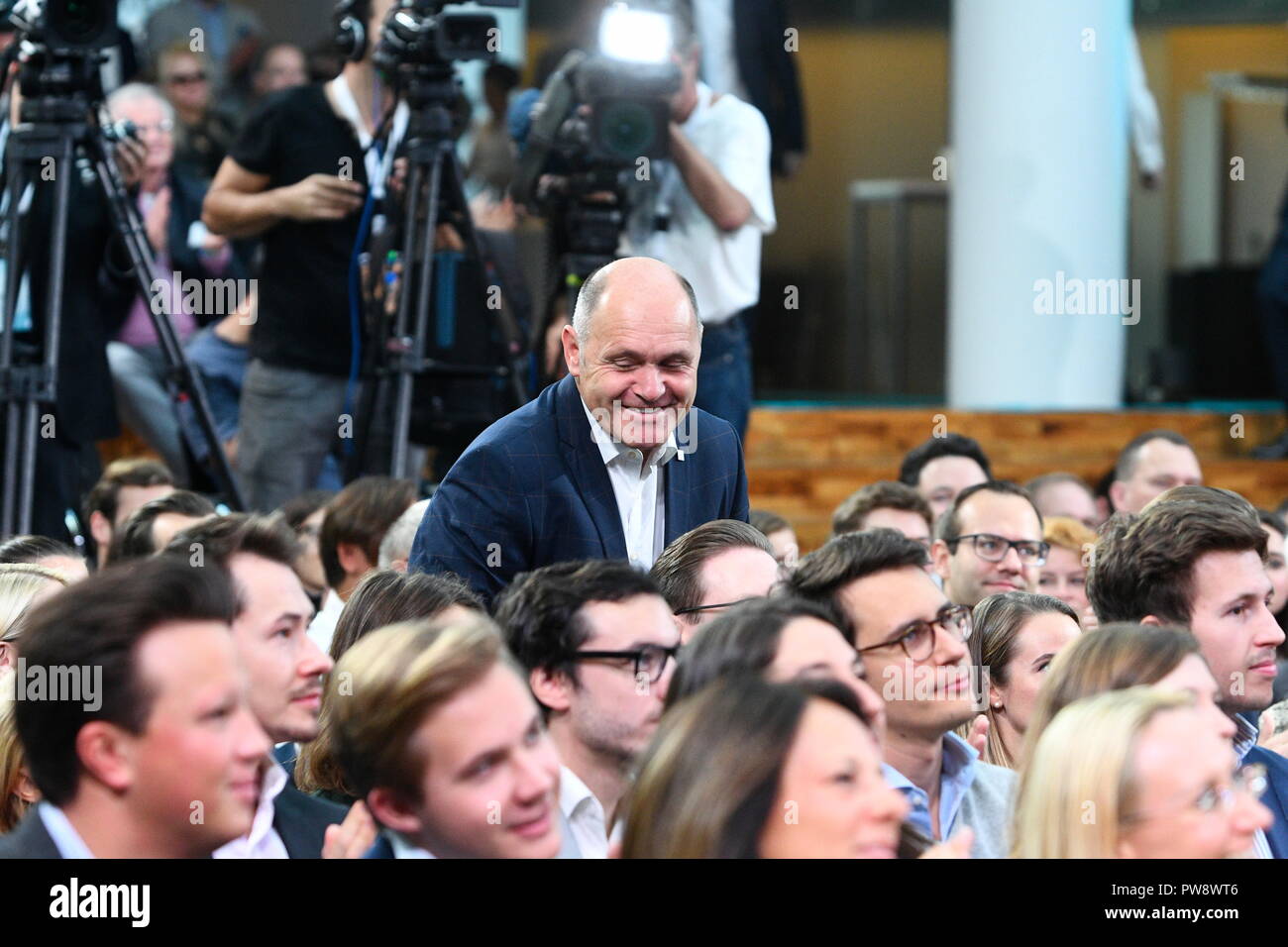 Vienne, Autriche. 13 octobre 2018. Événement avec le Nouveau Parti populaire autrichien sous la devise « le changement a commencé ». La photo montre Wolfgang Sobotka (ÖVP) Credit: Franz PERC / Alay Live News Banque D'Images