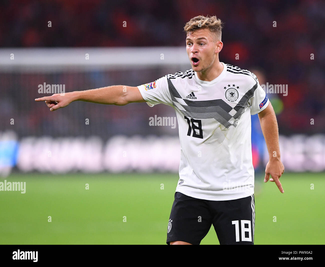 Joshua Kimmich (Allemagne). GES/football/Ligue des Nations Unies : Pays-Bas  - Allemagne, 13.10.2018 Football/soccer : Ligue des Nations Unies : l' Allemagne contre les Pays-Bas, Amsterdam, Octobre 13, 2018 | dans le monde  d'utilisation