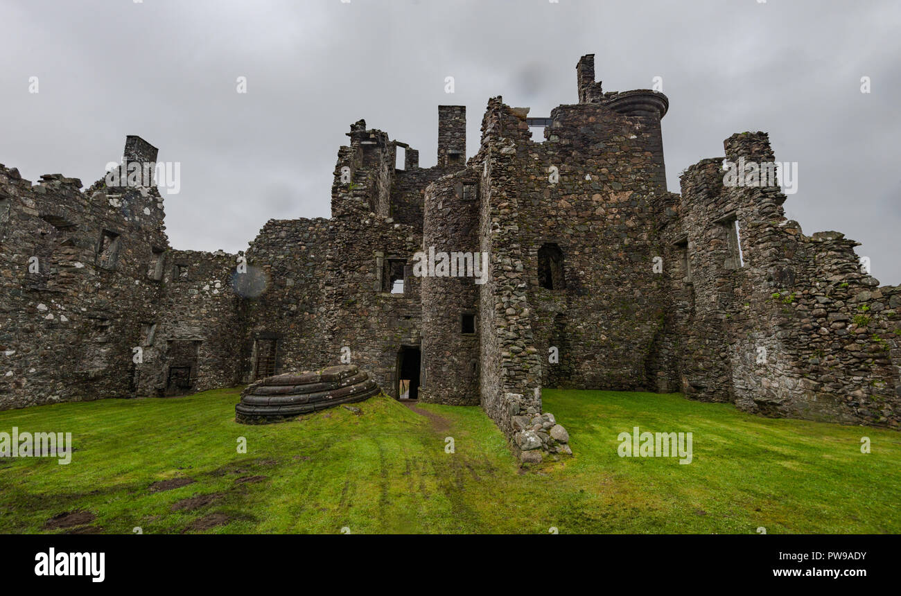 Le Château de Kilchurn ruiner le long de Loch Awe, Argyll and Bute, Ecosse, Royaume-Uni Banque D'Images