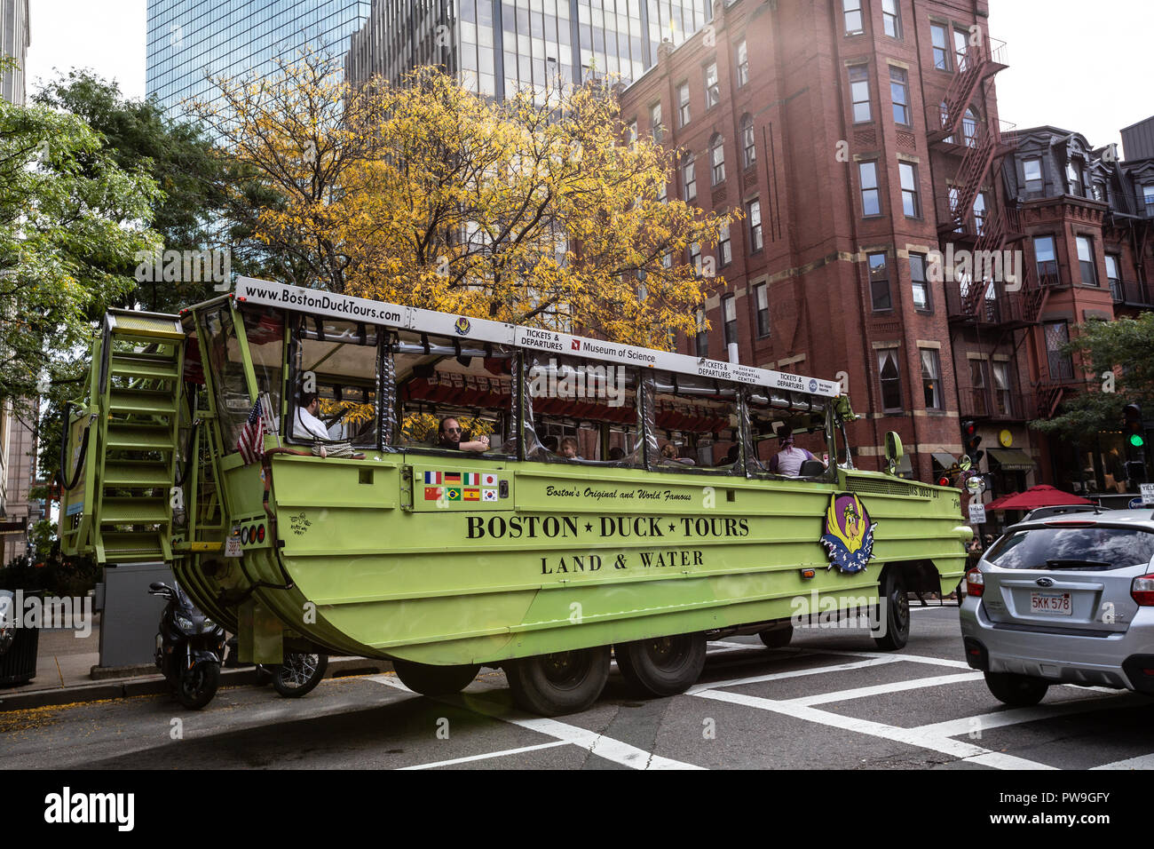 Back Bay, Boston, MA Banque D'Images