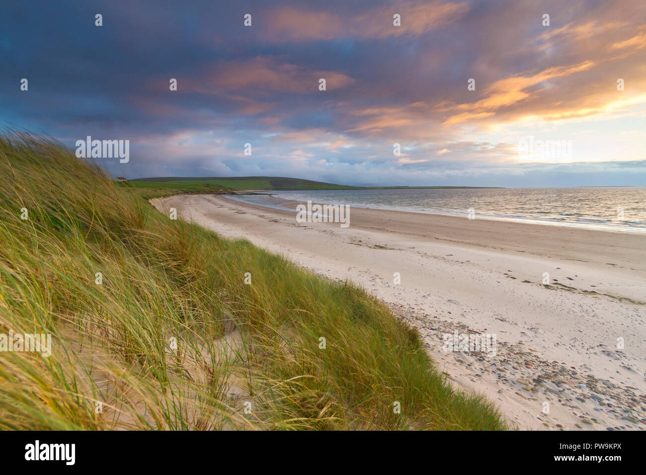 Sables de Doom, à l'île de Eday, Orkney Banque D'Images