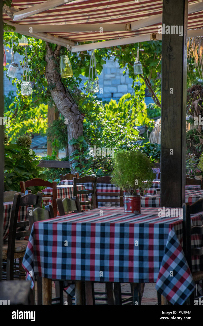 Pont de Damouchari, site de tournage pour 'Mamma Mia', Pelion, Grèce Banque D'Images
