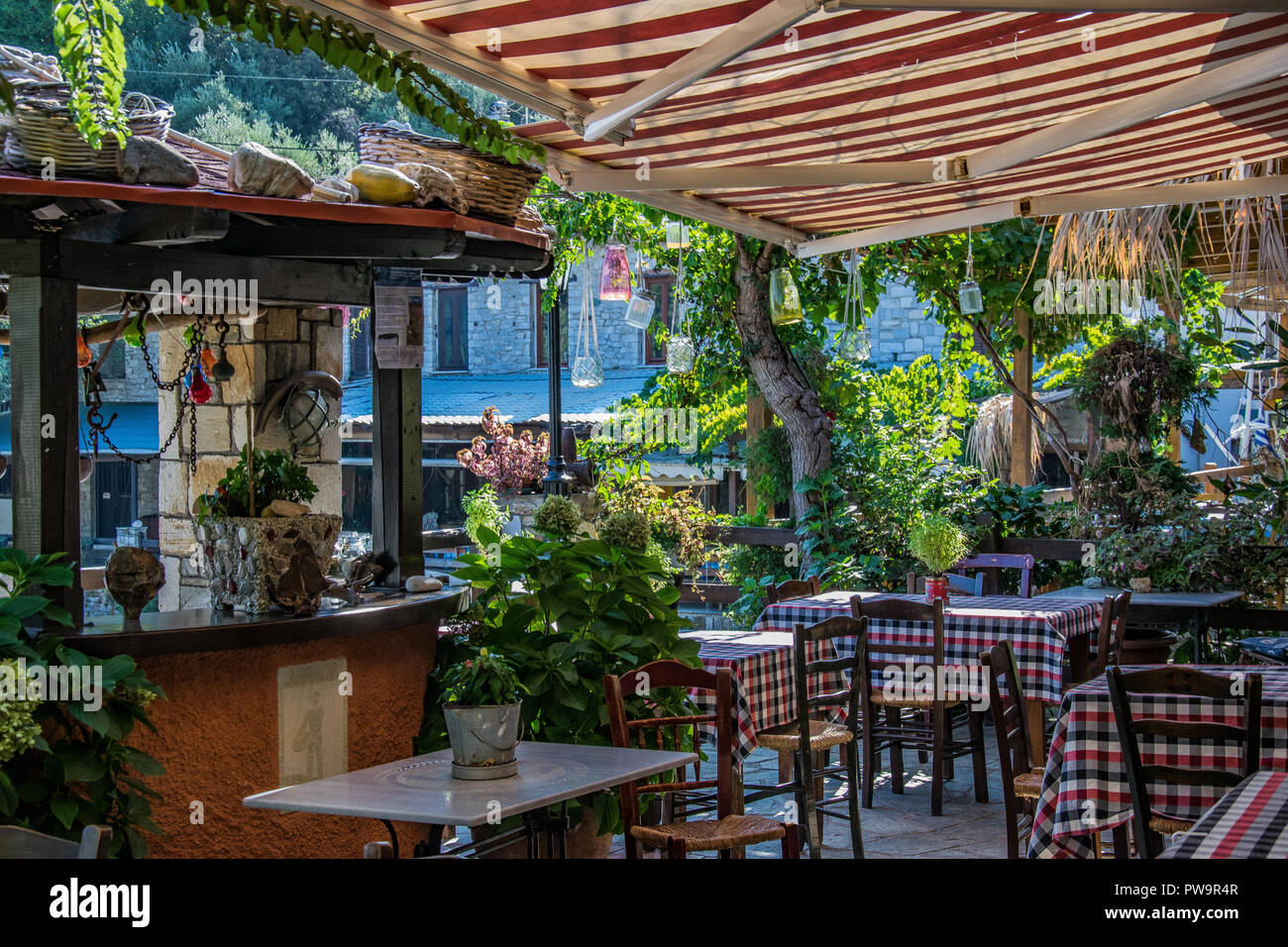 Pont de Damouchari, site de tournage pour 'Mamma Mia', Pelion, Grèce Banque D'Images