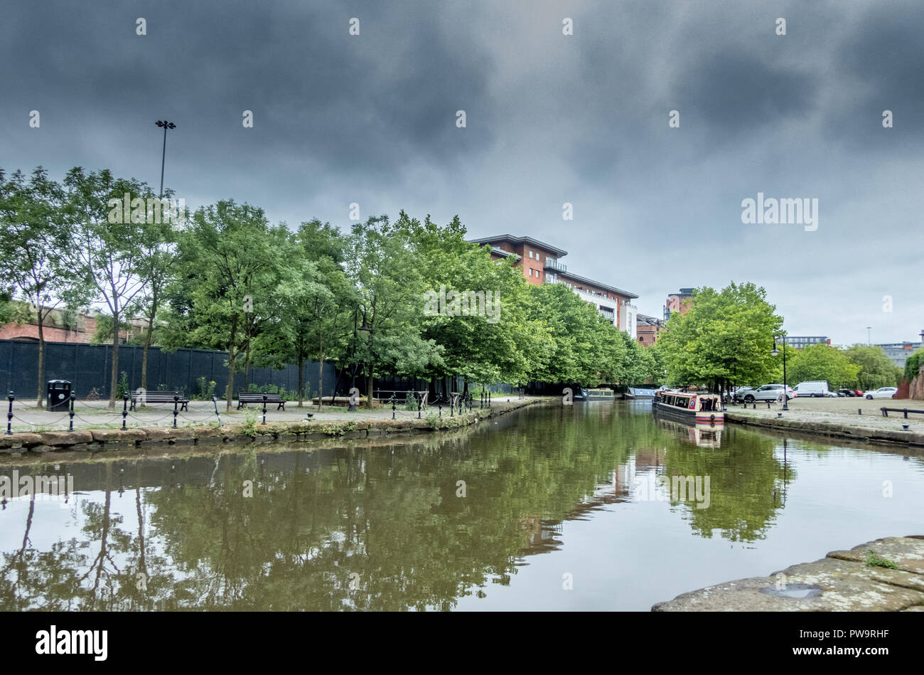 Canal de Bridgewater, Manchester, UK Banque D'Images