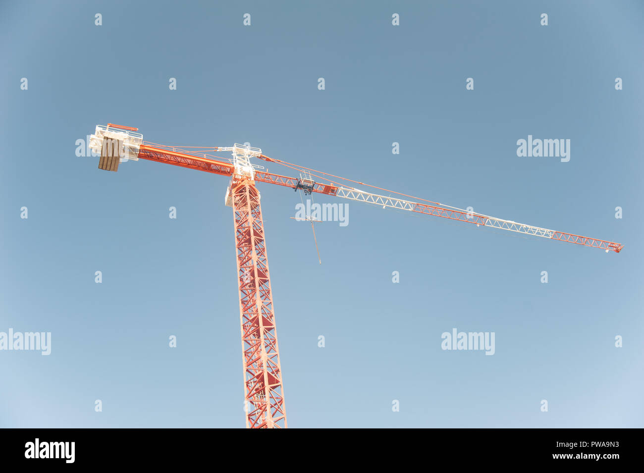 Crane, mouvement de matériaux Banque D'Images